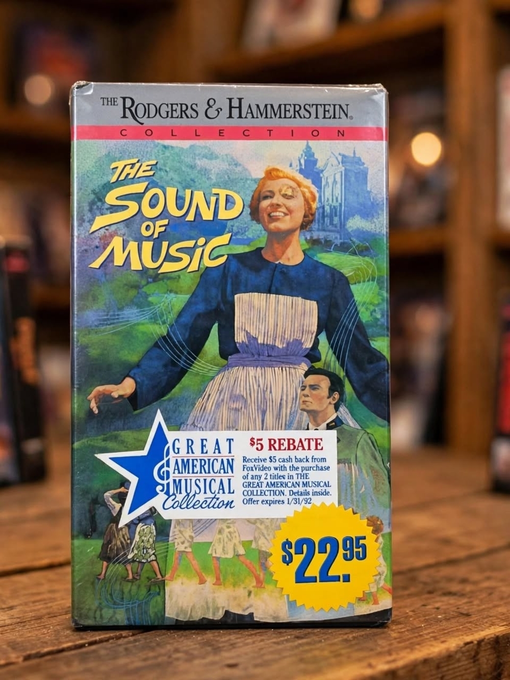 The Sound of Music VHS Tape - Classic Musical (Blue)